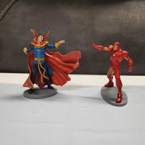 Marvel Superhero Figures - Iron Man and Dr. Strange
